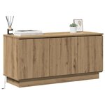 vidaXL Meuble TV Chêne artisanal 100 x 38 x 49 cm Bois d'ingénierie