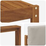 vidaXL Ensemble de canapés d'extérieur 6 pc Gris Naturel et Clair