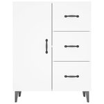 vidaXL Buffet blanc 69 5x34x90 cm bois d'ingénierie