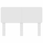 vidaXL Tête de lit avec tête de lit Blanc 160 cm Bois d'ingénierie