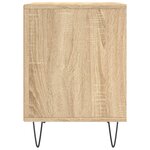 vidaXL Table de chevet chêne sonoma 40x35x50 cm bois d’ingénierie
