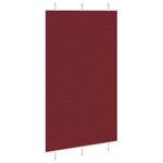 vidaXL Store plissé rouge bordeaux 115x200 cm largeur du tissu 114 4cm