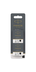 PARKER Blister de 2 étuis de 6 cartouches mini Quink pour stylo plume, encre rose