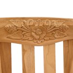 vidaXL Banc en Bois Sculpté en Rose 150 x 60 x 90 cm Naturel