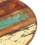 vidaXL Dessus de table rond 40 cm 15-16 mm Bois de récupération