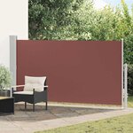 vidaXL Auvent latéral rétractable de patio 160 x 300 cm Marron