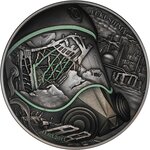 Pièce de monnaie en Argent 5 Dollars g 62.2 (2 oz) Millésime 2024 Human Tragedies FUKUSHIMA