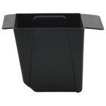 vidaXL Caisses à fleurs pour palettes Euro 24 pc Noir Polypropylène