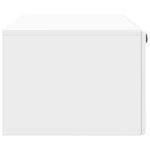 vidaXL Meuble TV mural 98 x 41 x 30 cm Blanc brillant