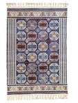 Tapis de salon CHAOUEN 80 x 150 cm - Bleu