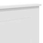 vidaXL Tête de lit Blanc 140 cm Bois d'ingénierie