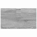 vidaXL Ensemble de mobilier de salle de bain 3 Pièces Gris Sonoma