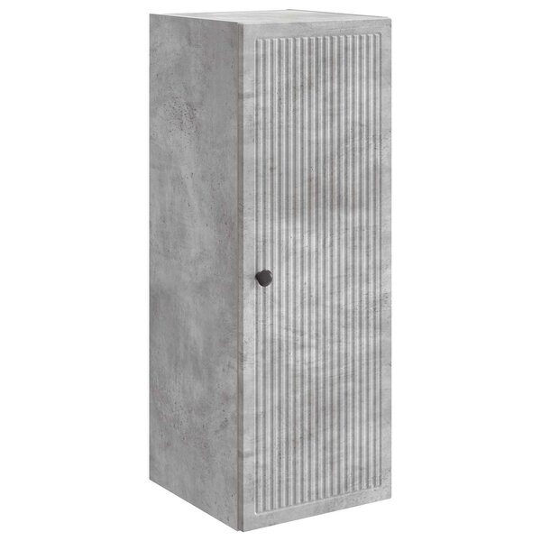 vidaXL Armoire Murale Gris béton 33 x 34 5 x 90 cm Bois d'ingénierie