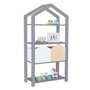 Etagère cabane TALLY bois gris