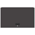 vidaXL Armoire murale pour garage Noir 90 x 40 x 53 cm