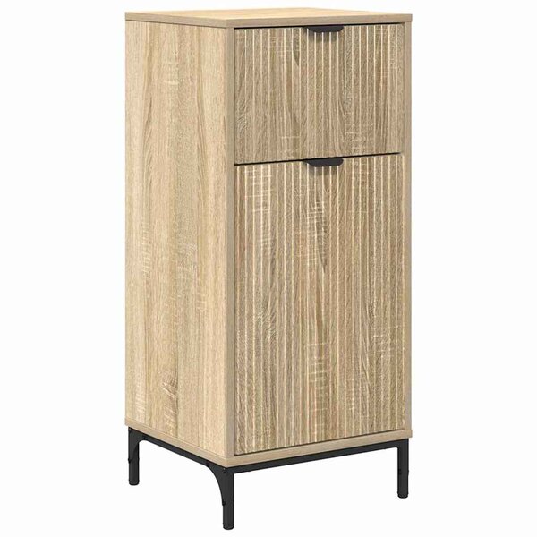 vidaXL Cabinet de salle de bain Chêne sonoma 39.5 x 36 x 88 cm