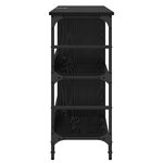 vidaXL Buffet Chêne noir 102 x 32 x 73 5 cm