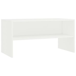 vidaXL Meuble TV Blanc 80x40x40 cm Bois d’ingénierie