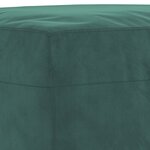 vidaXL Repose-pied Vert foncé 70x55x41 cm Velours