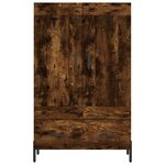 vidaXL Buffet haut chêne fumé 69 5x31x115 cm bois d'ingénierie