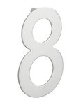 THIRARD - Chiffre 8 à visser  inox  H.100mm - THIRARD