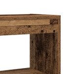 vidaXL Bibliothèque Bois vieilli Bois d'ingénierie 100 x 30 x 198 cm