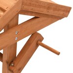 vidaXL Jardinière à puits à souhait de jardin 40x40x84cm Bois de sapin