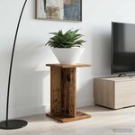 vidaXL Support de Plante 2 pièces Bois ancien 25 x 25 5 x 40 5 cm