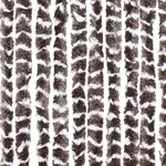 vidaXL Moustiquaire Marron et blanc 90x220 cm Chenille