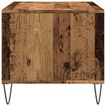 vidaXL Table basse vieux bois 90x49x45 cm bois d'ingénierie