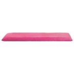 vidaXL Chaise longue pliable Tissu Oxford Rose