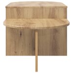 vidaXL Table basse Chêne artisanal 100 x 50 x 40 cm Bois d'ingénierie