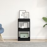 Bibliothèque/Séparateur de pièce vidaXL Chêne noir 40x30x71 5 cm