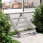 vidaXL Escalier en caillebotis 70x24x7 cm acier galvanisé