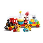 Lego 10941 duplo disney le train d'anniversaire de mickey et minnie jouet pour enfant de 2 ans et plus avec train et figurines
