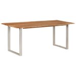 vidaXL Table de salle à manger 180x90x76 cm Bois d'acacia massif