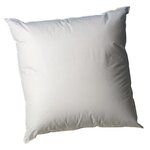 Oreiller en coton blanc 60 x 60 cm