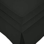 vidaXL Fauteuil long avec traversin et accoudoir droit noir velours