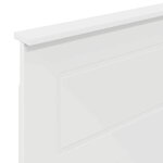 vidaXL Tête de lit Blanc 90 cm Bois d'ingénierie