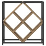 vidaXL Étagère à vin Chêne artisanal 51 x 18 x 52 5 cm