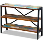 vidaXL Buffet 3 étagères Bois de récupération massif