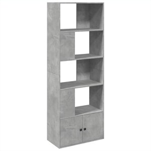 vidaXL Bibliothèque gris béton 70x36x189 cm bois d'ingénierie