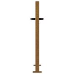 vidaXL Portail de jardin 105x80 cm acier corten conception de l'arbre