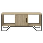 vidaXL Table basse chêne sonoma 100x51x40 cm bois d'ingénierie