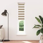 vidaXL Store zèbre marron sable largeur du tissu 35 9 cm polyester