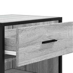 vidaXL Étagère à chaussures sonoma gris 48x38x97 5 cm bois ingénierie