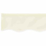 vidaXL Bande de auvent Crème 2.3 x 0.2 m Toile