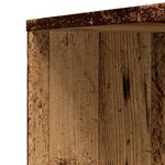vidaXL Armoire de salle de bain étroite avec roulettes vieux bois
