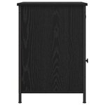 vidaXL Cabinet de chevet avec tiroir 2 Pièces Chêne noir 40 x 42 x 60 cm