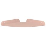 vidaXL Étagère Flottante d'Angle 2 pc Rose 18 x 18 x 2 cm